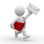 3d postman with envelope and bag South Florida Internet Marketing